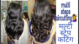 multi step hair cut/if you want bounce and standard hair look so must try that hair cut💇‍♀️