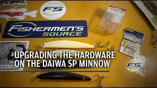 How To: Upgrade Hooks & Split Rings on a Daiwa SP Minnow for Stripers
