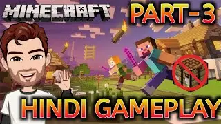Minecraft pocket Edition no crafting table challenge part-3 Hindi gameplay | minecraft Gameplay