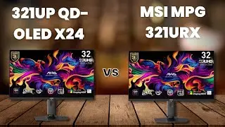 MSI MAG 321UP QD OLED X24 vs MSI MPG 321URX 🔥 Detailed Comparison