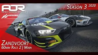 Apex Online Racing | ACC | Race 2 | Main 1 | Zandvoort | Season 3 | VR