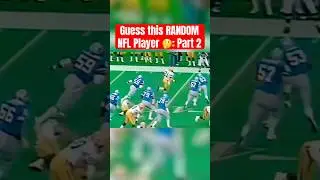 Guess this RANDOM NFL Player 🤔: Part 2 #footballfantasy #shorts #nfl #packers #greenbaypackers #nfl