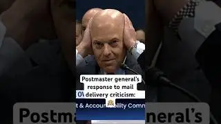 Postmaster General Louis DeJoy literally covers his ears to protest a GOP congressman&rsquo;s complaints