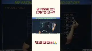 mp patwari cut off 2023 |mp patwari expected cut off 2023|#viral #shorts #shortsvideo #youtubeshorts