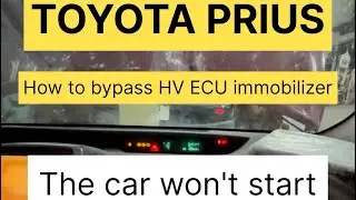 Toyota Prius how to bypass hv Ecu program #toyota #hybrid #programming #foryou #mechanic #shorts 