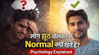 लोग झूठ बोलकर भी Normal क्यों रहते हैं? | Psychology Explained in Hindi | @MindKiParat 