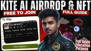 Kite Ai Airdrop & NFT Full Guide | base airdrop | pharos airdrop | XYZ Crypto 