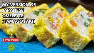 🔴 TAMAGOYAKI RECIPE: Fried Rice & Veggies with Tamagoyaki Magic! Sizzling ASMR |