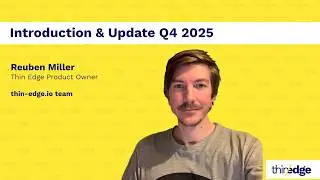 thin-edge.io Introduction & Update Q4 2025