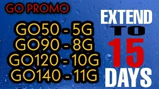 How to extend Globe Go Promo in 15 days?
