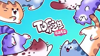 Toffee Cats / Cute Casual Relaxing Game Trailer #indiegame #indiegamedev #puzzlegame  #casualgames