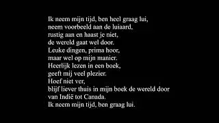 Zo rustig als een luiaard. Dit lied hoort bij het boek Dierbaar, met dieren het jaar rond.