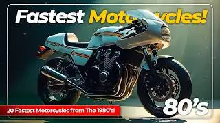 20 Fastest Motorcycles From The 80's, We Want Back!