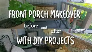 DIY FRONT PORCH MAKEOVER ON A BUDGET | BOHO DECOR