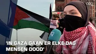 Pro-Palestijnse demonstratie exact een jaar na aanslagen van Hamas