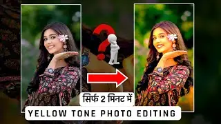 🔥 Instagram Trending Yellow Tone Photo Editing in Lightroom 📸 Yellow Colour Photo kaise Banaye
