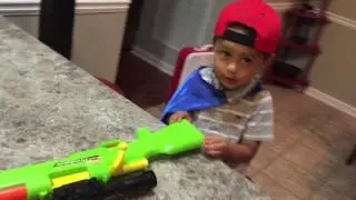 Air Warriors Predator Nerf Gun Toy Review ~ Noah The Toy Kid