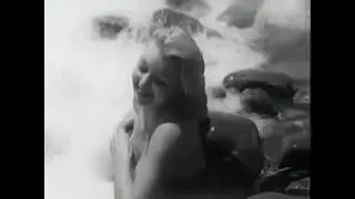 Malibu Mermaid 1960s Public Domain Film Restored 4K Ocean Bikini Mermaid Footage