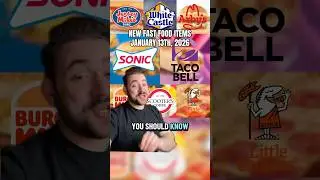 New fast food releases for mid-January - 1.13.26 #food #fastfood #eating #news