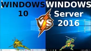 Windows 10 vs Windows Server 2016 - RAM + CPU usage