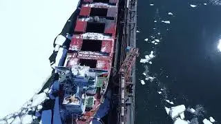 MV SQUIRESHIP (170,018 DWT) Loading Iron Ore at Seven Isles, Canada