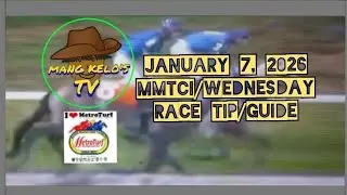METRO TURF/JANUARY 7, 2026/WEDNESDAY/Race Tip/ANALYSIS/PT 5:00PM/7RACES/ @mangkelostv2053