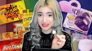 Încerc dulciuri din America si Japonia + puțin ASMR