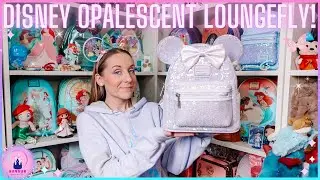 Disney Unboxing Loungefly Minnie Mouse Opalescent Sequined Mini Backpack Haul Vlog Brand New Love
