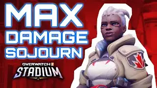 MAX DAMAGE Sojourn Build MELTS Everything &ndash; Overwatch Stadium!
