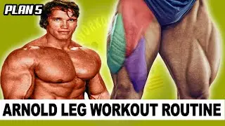 Arnold Leg Workout Routine - Heavy Old School Full Leg Exercises (PLAN 5: ARNOLD WORKOUT)
