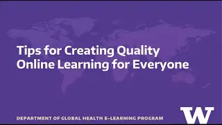 Tips for Creating Online Learning for Everyone