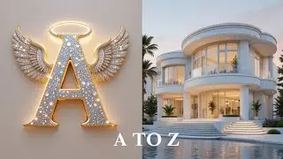 Pick Your Name’s First LETTER (A–Z) 😍 Unlock Your Dream House 🏡✨ #dreamhouse
