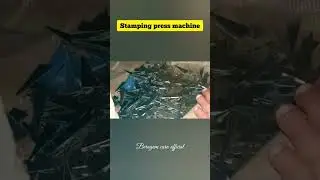 Mesin power press stamping   #beragamcara #sheetmetal #metalworking #alatkerja