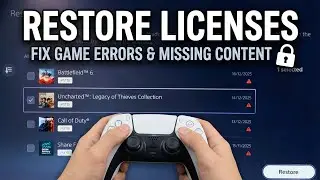 Как восстановить лицензии на PS5 (исправление игровых ошибок и отсутствующего контента)