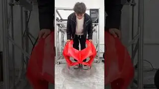 3D printed motorcycle fairing parts Dowell 3D Printer #shorts #motorcycle #3dprinting