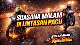 SUASANA MALAM DI LINTASAN PACU ‼️