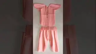 ✨ प्यारी सी बच्ची का स्टाइलिश सूट | Handmade Kids Dress #handmade #clothcraft #shorts# kurta pajama
