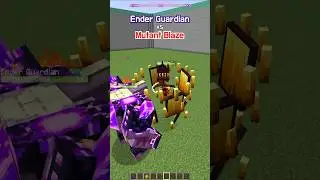 Ender Guardian (Cataclysm) vs Mutant Blaze | Minecraft Mob Battle #Shorts