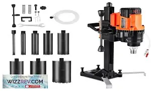 VEVOR Diamond Core Drilling Machine 0.8 8 in Drilling Diameter Stand Mount Dry