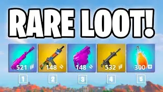 Finding The RAREST LOOT in Fortnite!