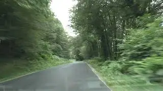 Driving From 22160 La Croix Tasset To 22160 Callac, C&ocirc;tes d'Armor Brittany France 19th July 2025