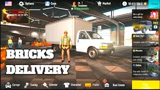 NEXTZEN  TRUCK SIMULATOR # BRICKS DELIVERY # OFFLINE BEST MOBILE GAME# W.F.C META