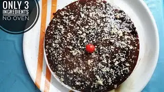 Yummy Chocolate Cake | Only 3 Ingredients | Without Egg Oven Maida | Dodo Makes