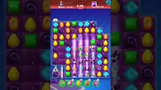 Candy Crush Soda Saga, уровень 5254. Получите 1 звезду, выполните 35 ходов, без усилителей.