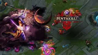 Soraka Pentakill in Ranked (heal build)