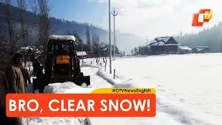 Snow Clearance From Road In Kashmir&rsquo;s Kupwara, BRO Project Beacon Carries Out Work | OTV News