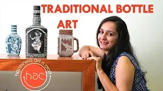 Indian Traditional Bottle Art | Satisfying Bottle Painting Video | HAC