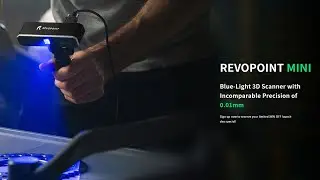 New Revopoint Mini 3D Scanner with Blue-Light projector
