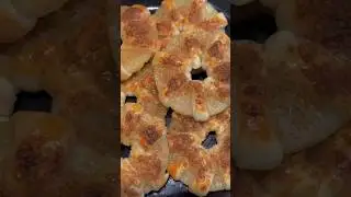 Ананасы в слоеном тесте 🍍 #food #рецепты #ананасы #ананасывтесте