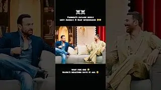 Twinkle&rsquo;s hilarious roast🔥of akshay & saif 🤣 on her show | too much with kajol and twinkle#kajol